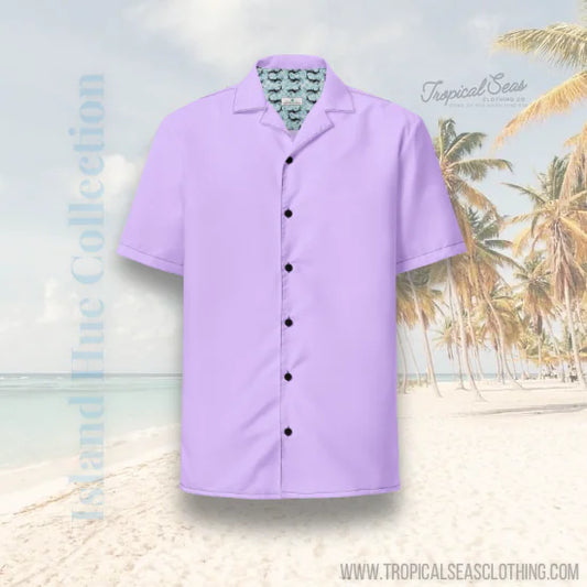 Deep Purple Button Shirt (UPF50+ Protection)