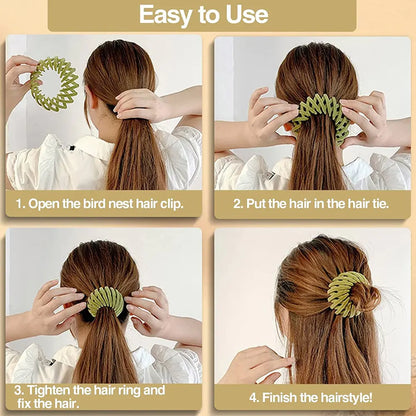 Horsetail Buckle Bird Nest Hairband