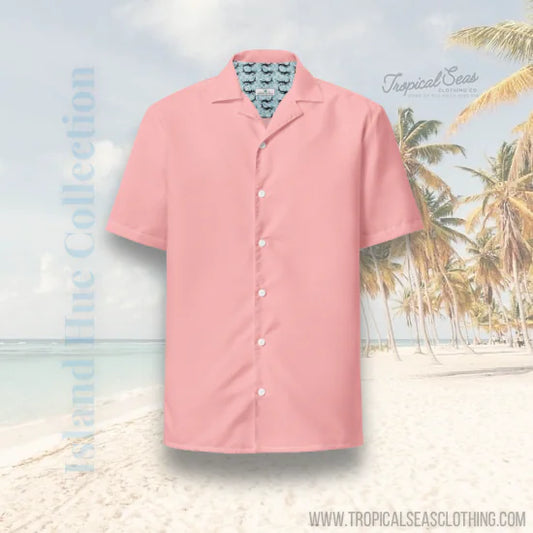 Coral Button Shirt (UPF50+ Protection)